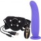 Страпон женский с пультом управления Seven Creations DILDO STRAP-ON PURPLE