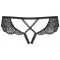 Стринги Obsessive Mixty crotchless panties black L/XL