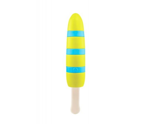 Вибромассажер Ice Cream Popsicle Rechargeable Vibe, Yellow & Blue