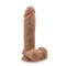 Фаллоимитатор с двойной плотностью AU NATUREL 9.5INCH DILDO MOCHA