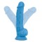 Фаллоимитатор с двойной плотностью NEO 7.5INCH COCK W. BALLS BLUE