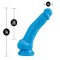 Фаллоимитатор с двойной плотностью NEO 7.5INCH COCK W. BALLS BLUE