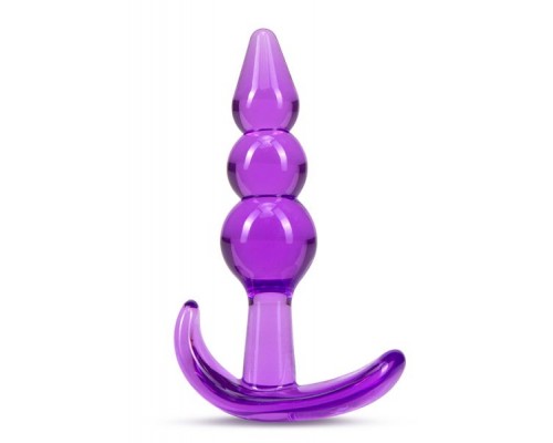 Анальный плаг B YOURS TRIPLE BEAD ANAL PLUG PURPLE