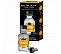 Съедобное масло для поцелуев Kamasutra OIL OF LOVE Ароматный Кокос и Сочный Ананас 22 мл