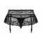 Пояс для чулок черный Obsessive 830-GAR-1 garter belt S/M