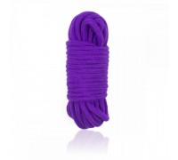 Верёвка бондажная для шибари фиолетовая 10 м