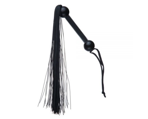 Плетка SILICONE FLOGGER WHIP BLACK