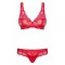 Комплект Obsessive 853-SET-3 2 pcs set red S/M