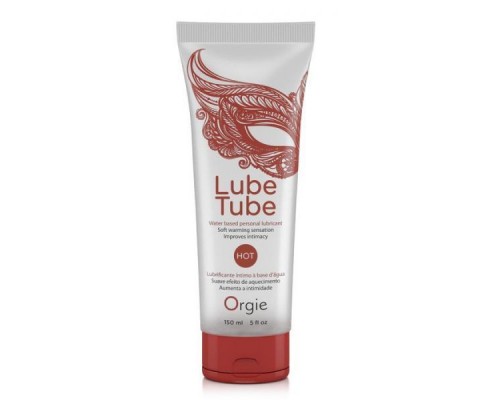 Согревающая смазка для секса "LUBE TUBE HOT" Orgie