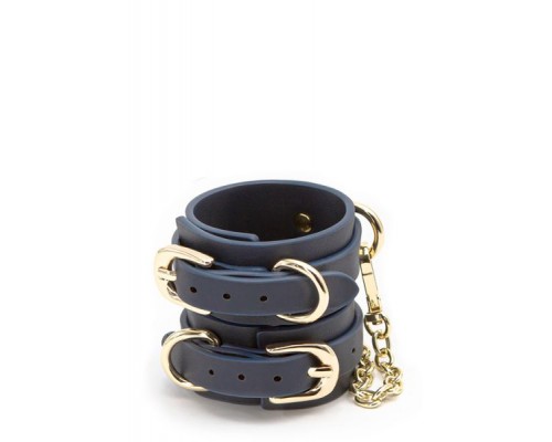 Оковы BONDAGE COUTURE WRIST CUFF BLUE