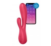 Вибромассажер кролик SATISFYER MONOFLEX RED