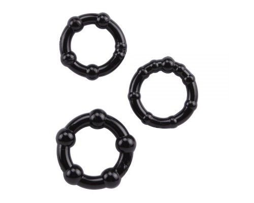 Набор колец GK Power Cock Rings-Black