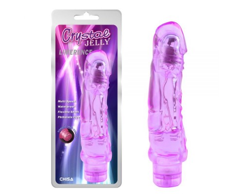 Вибромассажер Crystal Jelly Limerence, Purple