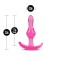 Анальный плаг B YOURS CURVY ANAL PLUG PINK