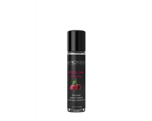 Съедобный лубрикант WICKED AQUA CHERRY FLAVORED 30ML