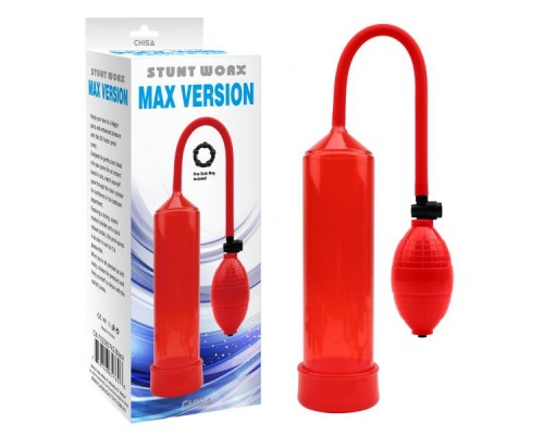 Помпа Max Version Penis Pump, Red