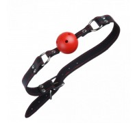 Кляп Loveshop BREATHABLE BALL GAG BLACK/RED