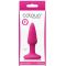 Анальная пробка COLOURS PLEASURES MINI PLUG PINK